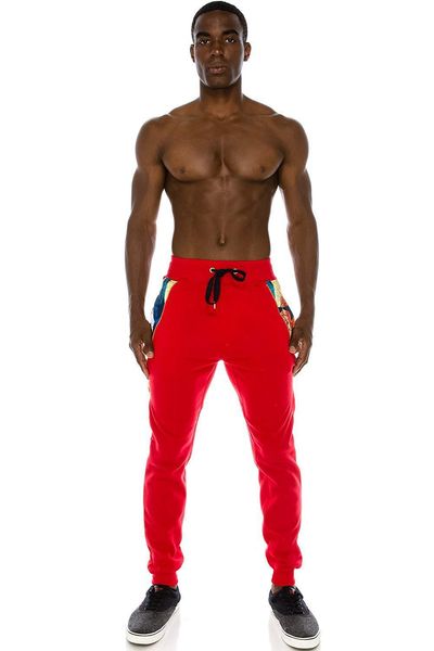 

men's casual sports pants europe and the united states 3d zipper design slim fitness pants male, Black
