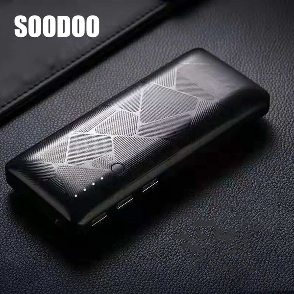 

soodoo power bank 10000mah 3 usb portable powerbank external battery charger pack for mobile phones