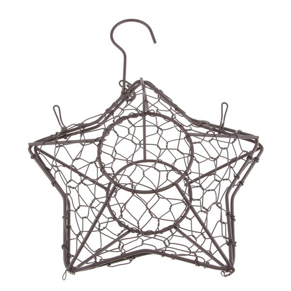 

wire wreath frame succulent gift basket star shaped perfect home garden table decor