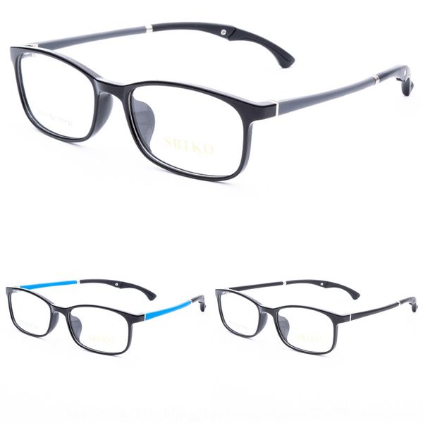 

jagger w1653 basketball male student sports basketball glasses frame tr90 full frame plain mirror foldable glasses legs, Silver