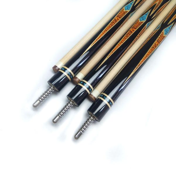 

1pc longoni maple wood with tip size 12mm weight 520g length 142cm sticker carom cue