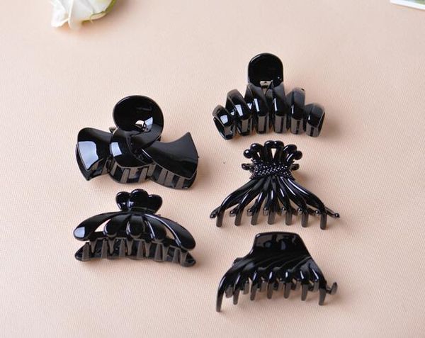 

71 sell 2020 women's new simple bow-studded hairpin multicolor hairpin, Black;brown