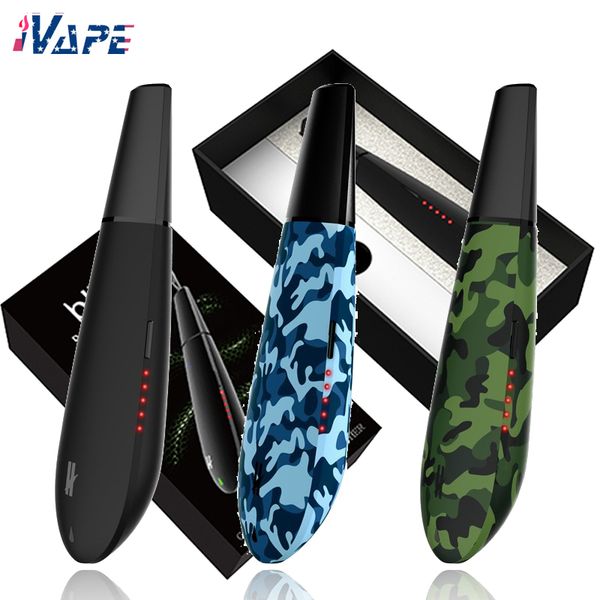 

Kingtons BLK Black Mamba Vaporizer Pen Kit Встроенный 1600mAh с емкостью 0,6 г Керамический нагревательный элемент Сухой травяной набор электронных сигарет