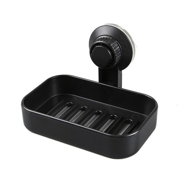 

plastic soap holder soap dish draining double-layer dishes suction cup box for bathroom lavatory kitchen