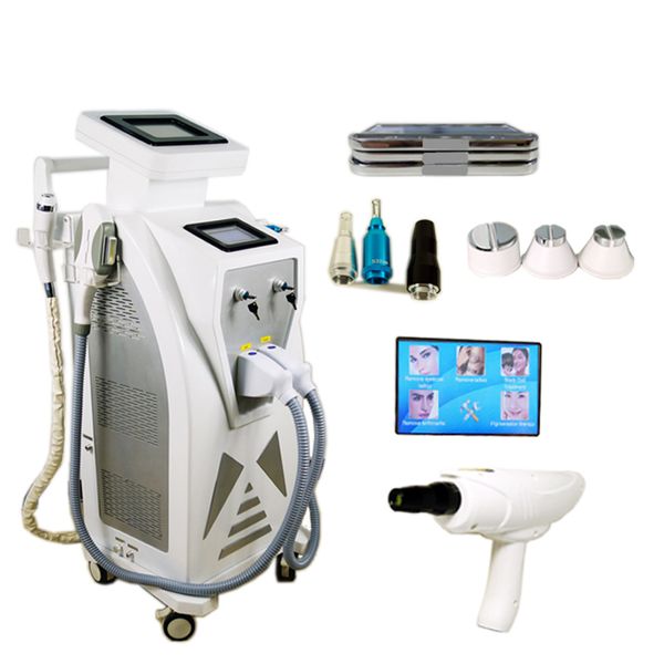 

многофункциональная косметическая машина 3 в 1 elight ipl opt shr rf и yag laser tattoo удаления / удаления волос машина
