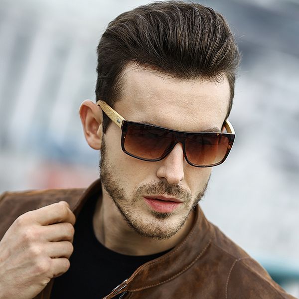 

ywjanp retro wood sunglasses men bamboo sunglass women brand sports goggle mirror sun glasses shades oculos de sol uv400, White;black