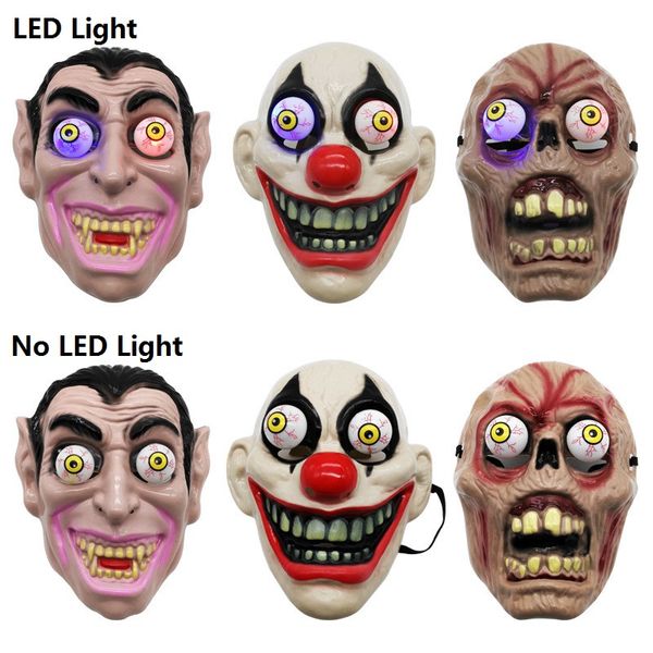 

halloween horror mask led light vampire eye mask ужас вампир мигающий свет разрывной eye mask маски косплей костюм маскарадный полнолицевыми