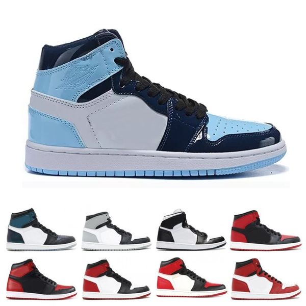 

New 1 OG Spider-Man Banned Wide Toe Chicago AND 1s Game Royal Blue while basketball shoes sneakers Shattered Backboard but sports designer