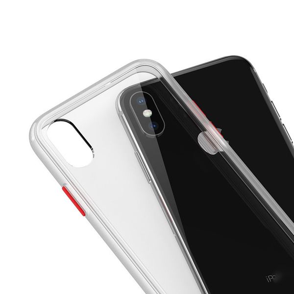 

fashion new phone case for iphone 7 8 plus xr max cover case ultra thin slim matte transparent back cover case
