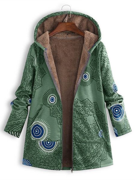 

designer coat fashion printed hooded sweater for womens womens plush long sleeve jackets plus size s-5xl, Black