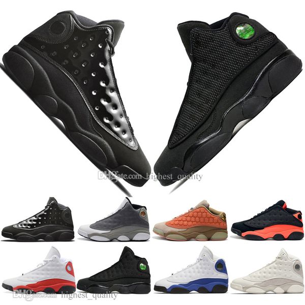 

13 13s cap and gown terracotta blush mens basketball shoes chicago black infrared flints bred men sport sneaker designer us 5.5-13