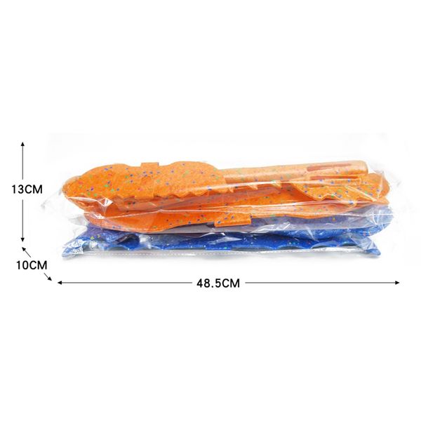

2pcs hand toss dragon foam plane double hole flat flying roundabout stunts diy model toy 708