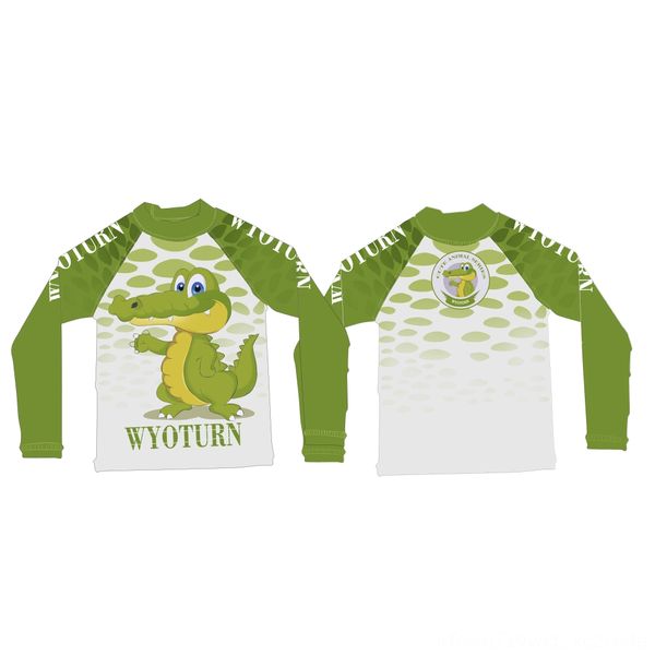 

wyoturn kids boxing jerseys boxing wear athletic & outdoor apparel sublimated printed longsleeved mma rashguards fitness quick dry, Black;red