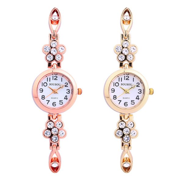 

fashion casual watches womens men womens classic quartz stainless steel wrist watch bracelet watches 2019 new gift cc, Slivery;brown