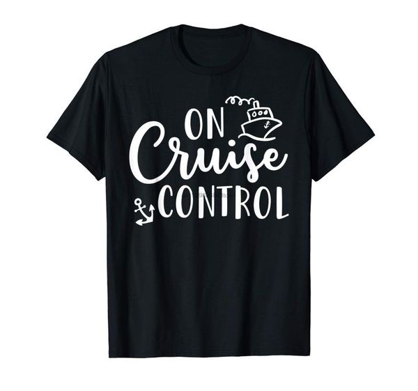 

on control summer vacation travel funny t-shirt-men's t-shirt-black, White;black