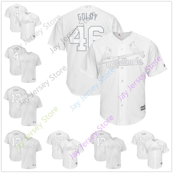 

2019 Nickname Jersey Players Cardinals Weekend Matt Carpenter CARP Paul DeJong PAULY Paul Goldschmidt GOLDY Yadier Molina YADI Ozuna THE BIG