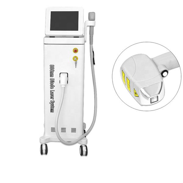 Estilo portátil mais novo Power Power 808nm Diodo Laser Dispositivo de remoção de cabelo com 10 milhões de fotos Máquina de depilação para Spa