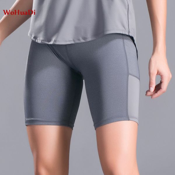

wohuadi sports leggings fitness women yoga short running athletic pants gym leggings high waist sport female fitness, White;red