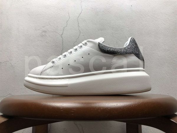 

shoes for men women fashion platform sneakers triple black white leather suede mens comfortable flat casual shoe size 36-46