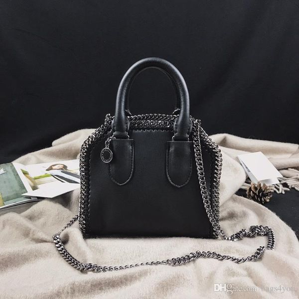 

stella mccartney handle shoulder bag fashion pu sacos handbag ing
