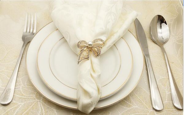 

high-grade mouth cloth western napkin buckle l napkin ring ring bow towel buckle