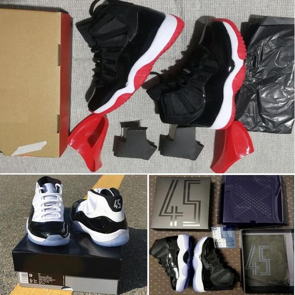 

2020 разводят 11s concord 11 space jam 11 легенда синий gym красный 11s углеродного волокна оптовой с коробкой мужчины женщины баскетбол обу