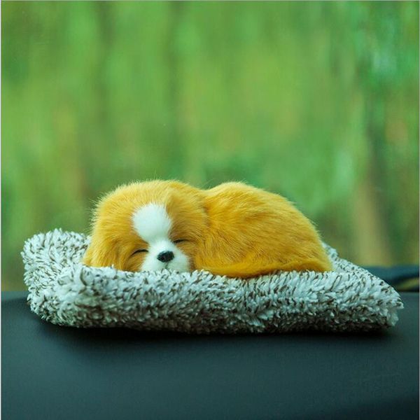 

car decoration plush simulation dog small car decoration plush toy instrument panel pet home interior toy