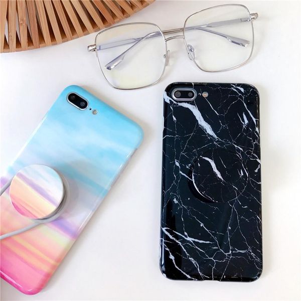 

fast ship imd phone case for iphone smooth protective sleeve with kickstand covers anti fall phone cases for iphone7plus/8plus for iphone x