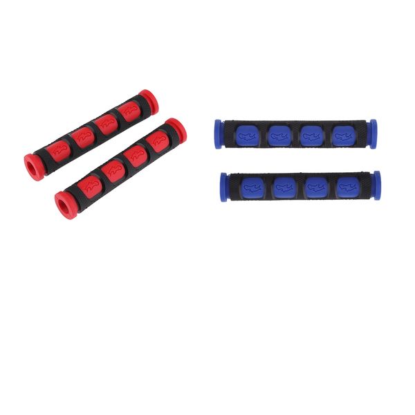 

blue & red motorcycle clutch brake lever covers with fringes concave