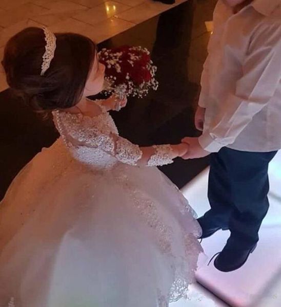 

девушки цветка для свадьбы тюль принцесса кружева половина рукава святой первое причастие платья партии pageant платья для девочек, Red;yellow