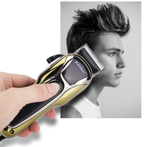 

kemei hair trimmer clipper led display hair cutting for men rechargeable professional cut hair cutter machine razor kemei ghgwm