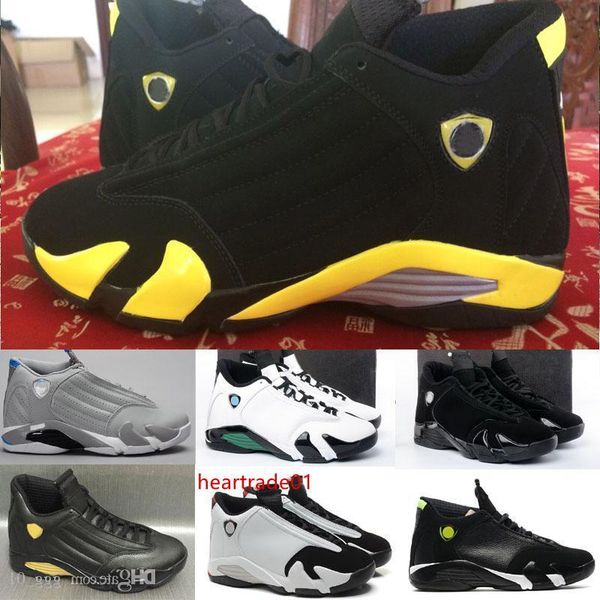 

14 fashion balack red for xiv men s basketball shoes sports boot 14s sneaker men size us8-13