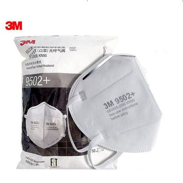 

3M Маска KN95 9502 + Маска Антипылевые маски стандарт N95 маска дымка езда защитные маски LJJA3848