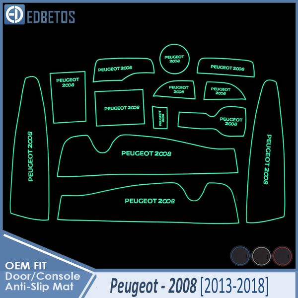 

car gadget pad for 2008 year 2013 2014 2015 2016 2017 2018 accessories gel pad rubber gate slot mat cup mats tapis voitu