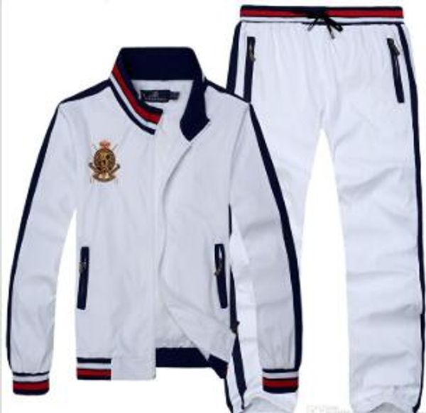 

2020 men's hoodies and sweatshirts sportswear man polo jacket pants jogging jogger sets turtleneck sports tracksuits sweat suits, Gray