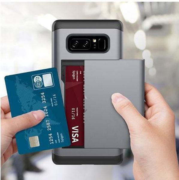 

for samsung galaxy s10 5g s10 s10e s9 s8 plus note 8 9 10 plus cover case card pocket shockproof case for samsung note 9 note 8 cases