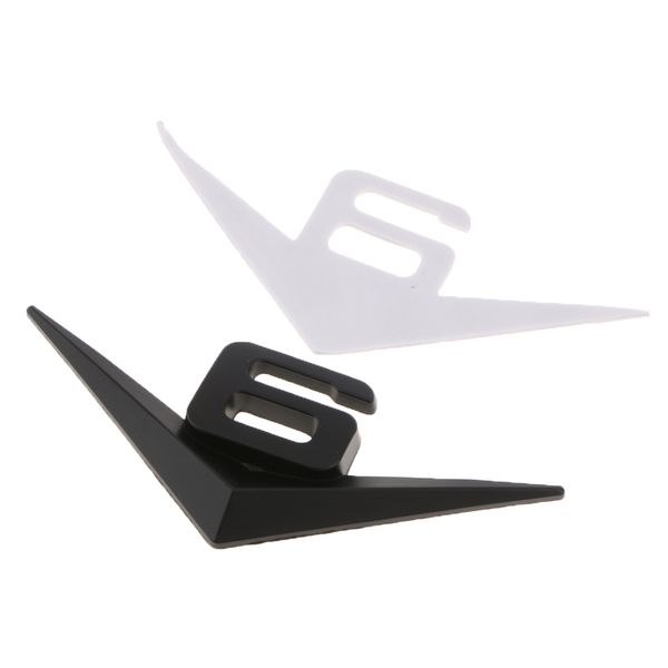 

v6 3d sticker motorcycle auto car rear metal decal badge sticker