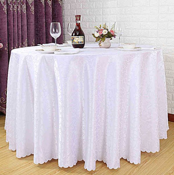 

белая полиэстер скатерть ткань столовое белье крышка для свадьбы украшения дома
