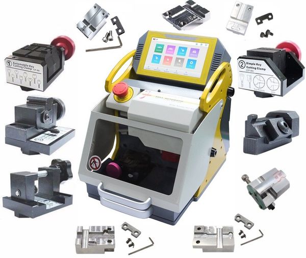 

Newest SEC-E9 12 Clamps CNC Automatic Key Cutting Machine For Car Keys & House Keys Better Than Slica I80 Key Machine