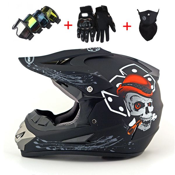 

newprofessional light weight rockstar off road motorbike helmet dot approved motorcycle helmet dirt bike head gears