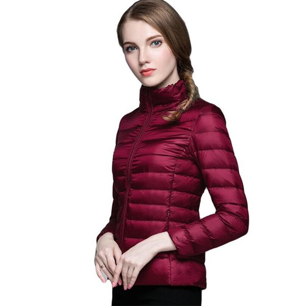 

new no hat multi-color large size s-4xl spring and autumn women's fashion jacket ultra light soft warm collar collar slim jacket, Black