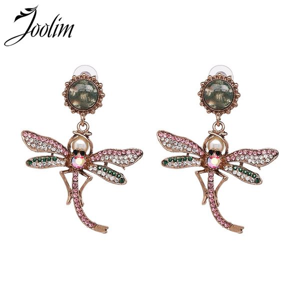 

joolim colorful dragon drop earring dangle earring statement, Silver