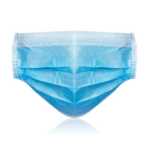 

fast delivery 3-layer mask face mouth masks non woven disposable anti-dust meltblown cloth masks earloops masks 2020