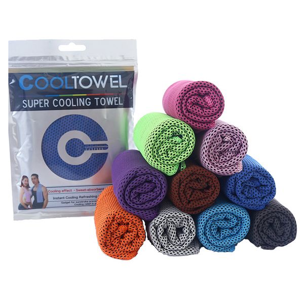 

90 30cm ice cold towel outdoor cooling carve ummer un troke port exerci e cool quick dry oft breathable cooling towel