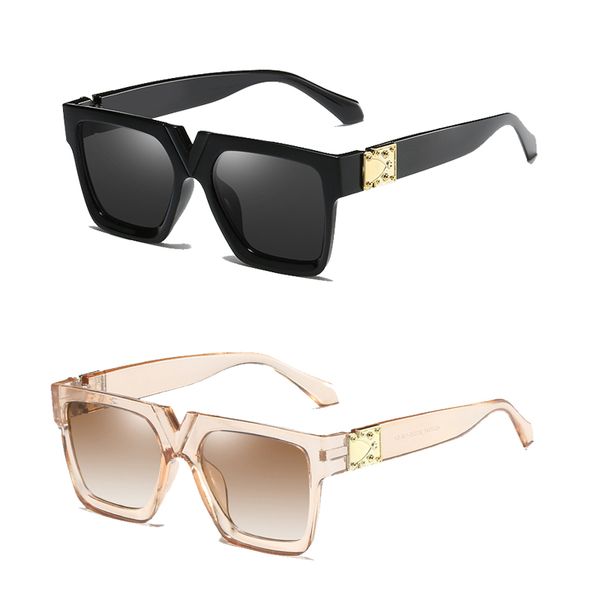 

2 square trendy sunglasses, v-shaped sunglasses, retro sunglasses, White;black