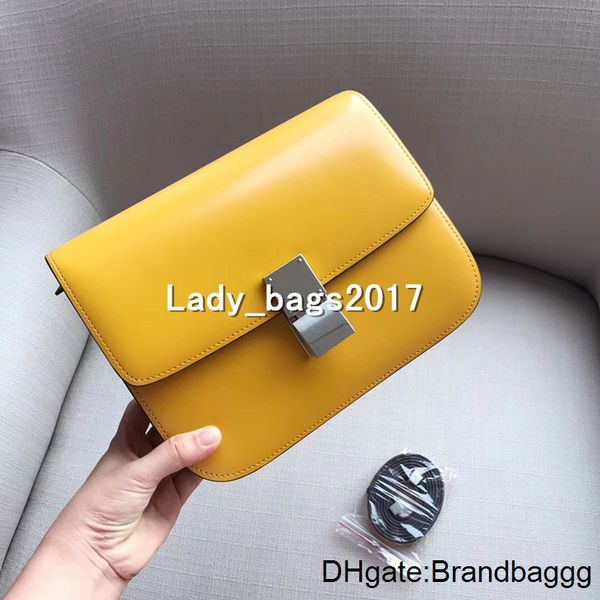 

classic mini box bags vintage box tofu bag women handbags purse real leather lock plaid chain bags messenger crossbody totes