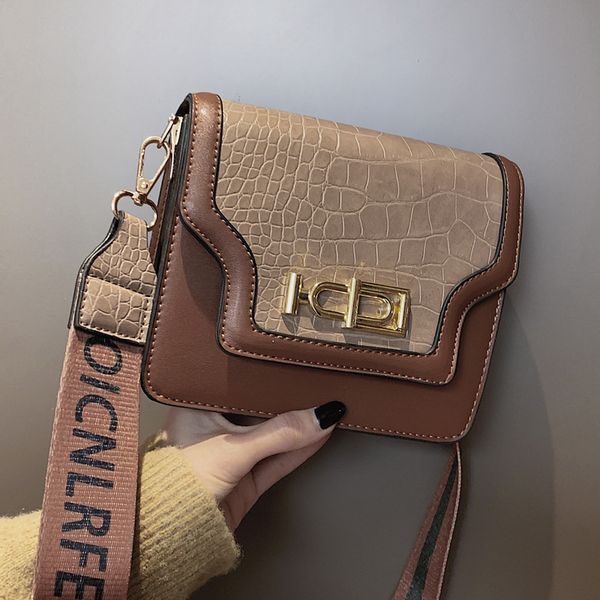 

2019 мода повседневная сумка женщины сумки девушка маленькая сумка замок поймать pu мягкий крест тела сумки на ремне сумки мини чистый цвет