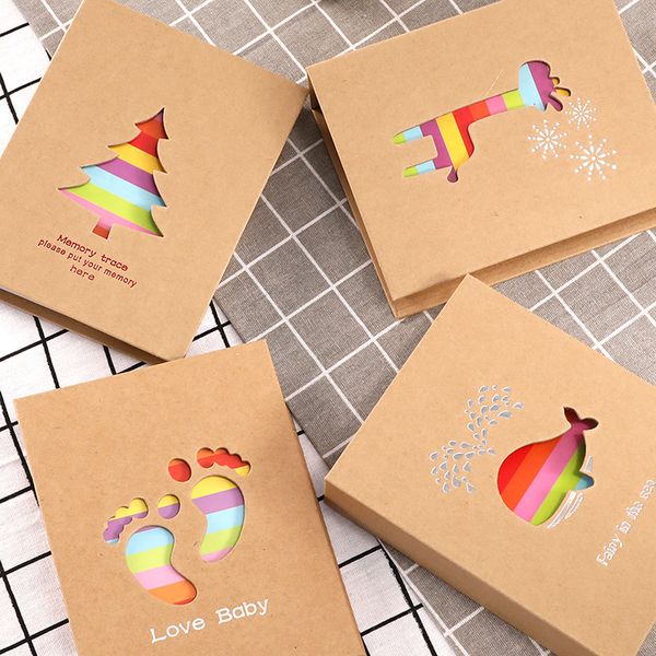 

kraft paper 4d large 6 inch p 50 sheets interstitial children's cartoon p gifts