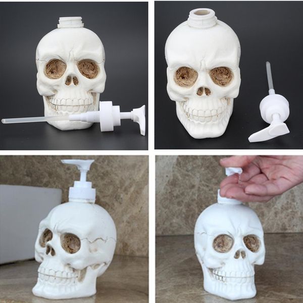 

washing solution separate loading bottle creative skull hand sanitizer bottle multi-function household cleaning receptacles t9i00130