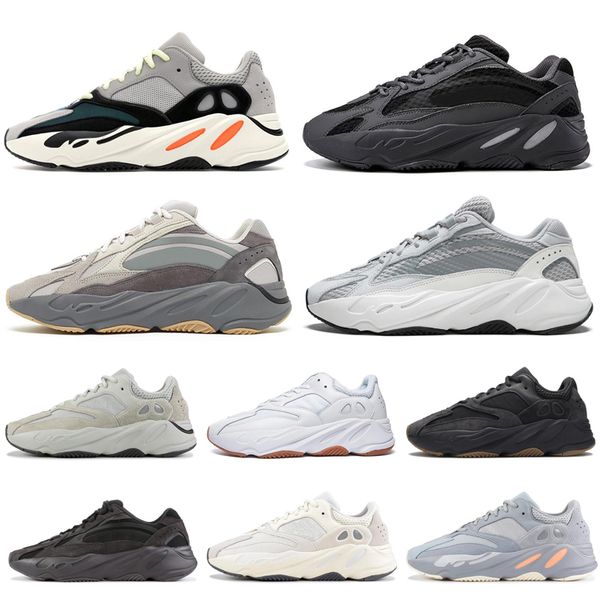 

Yeezy 700 V2 Boost 2019 Kanye West Wave Runner Vanta Tephra Solid Grey Men Women Running Shoes Sports Sneakers 36-45